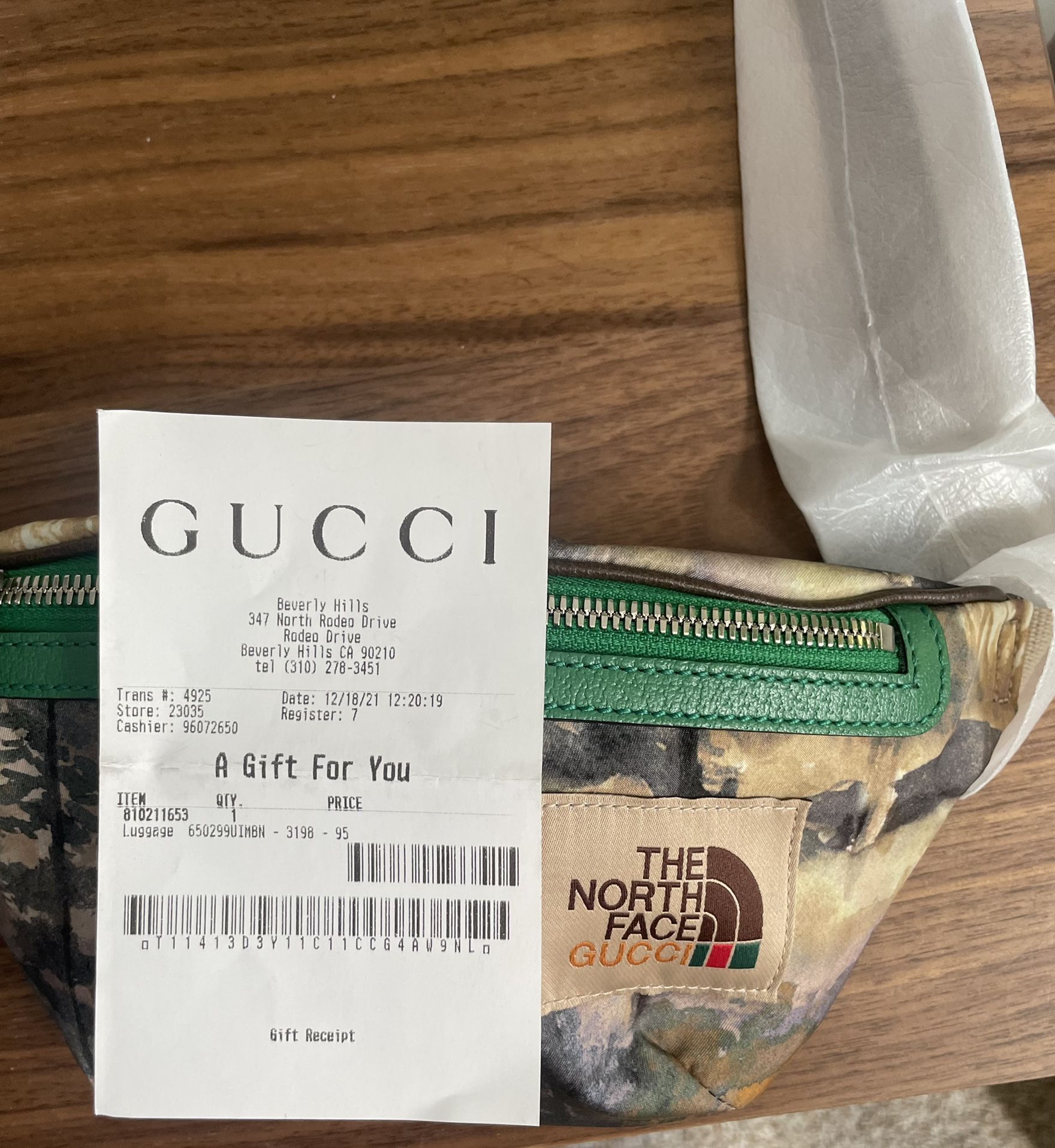 Gucci Belt Bag/The Northface