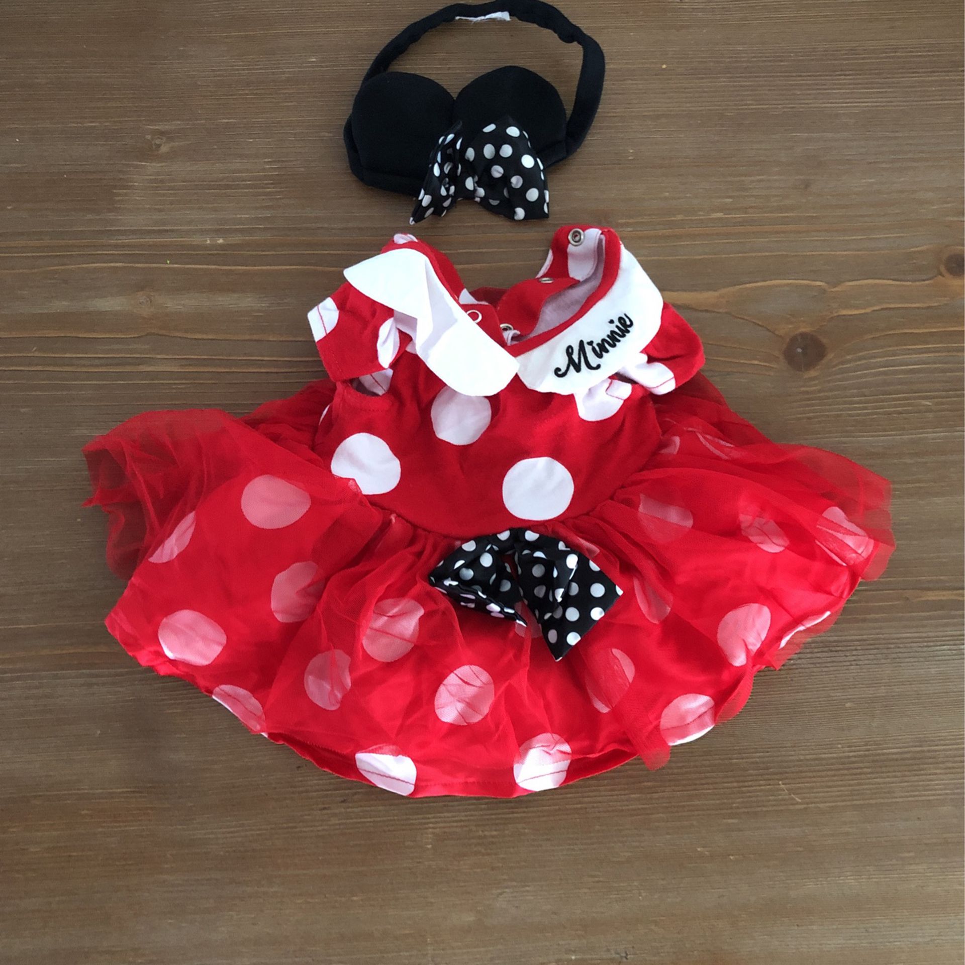 0-3 Month Minnie Mouse Costume 