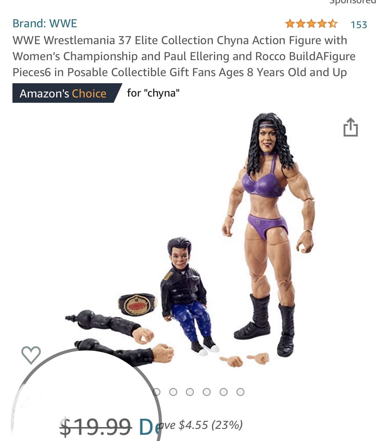Chyna Wrestle mania Figure Doll
