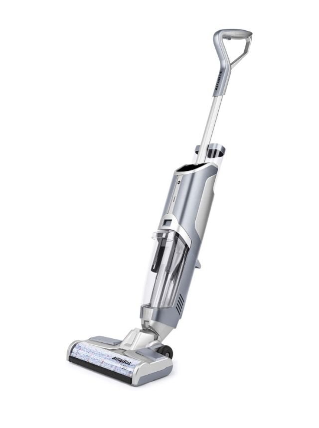 Cordless Vacuum Cleaner and Mop for Hardwood Floor and Area Rugs, Self Cleaning Wet-Dry Floor Cleaner with Dual Tank Techonology, Water Spray, Voice A
