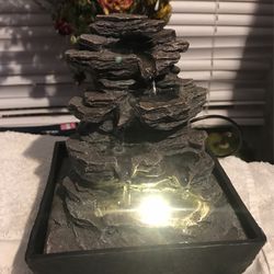 Tiered Rock Formation Table Top Fountain Thumbnail