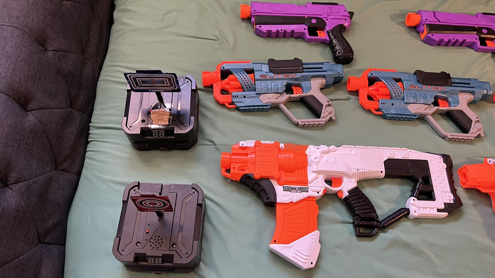 Nerf Guns And Shoot gun Plus Target Practice And Bullet Darts