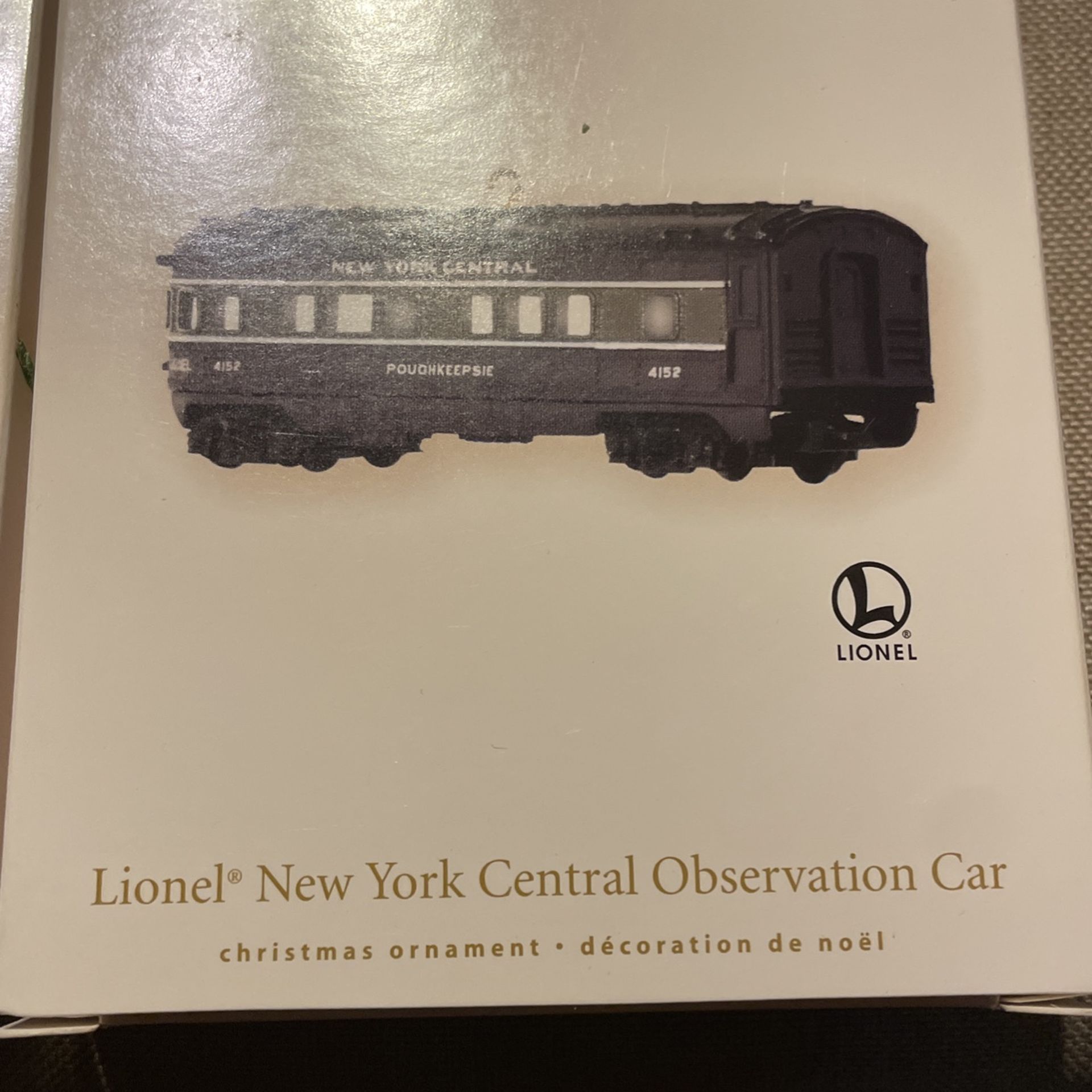 Lionel New York Hallmark Ornament Set