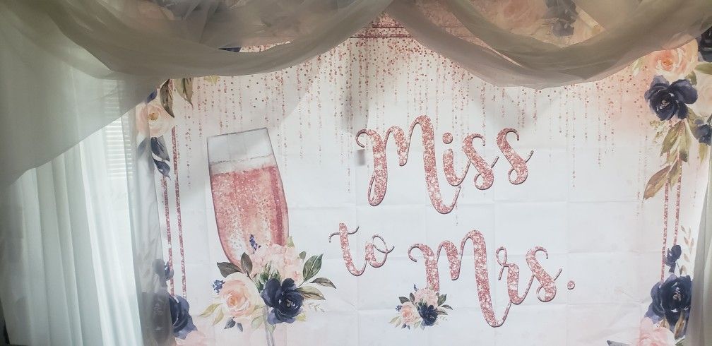 Bridal Shower Backdrop