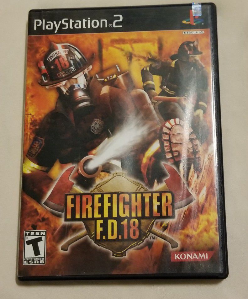 PS2 firefighter F.D.18 
