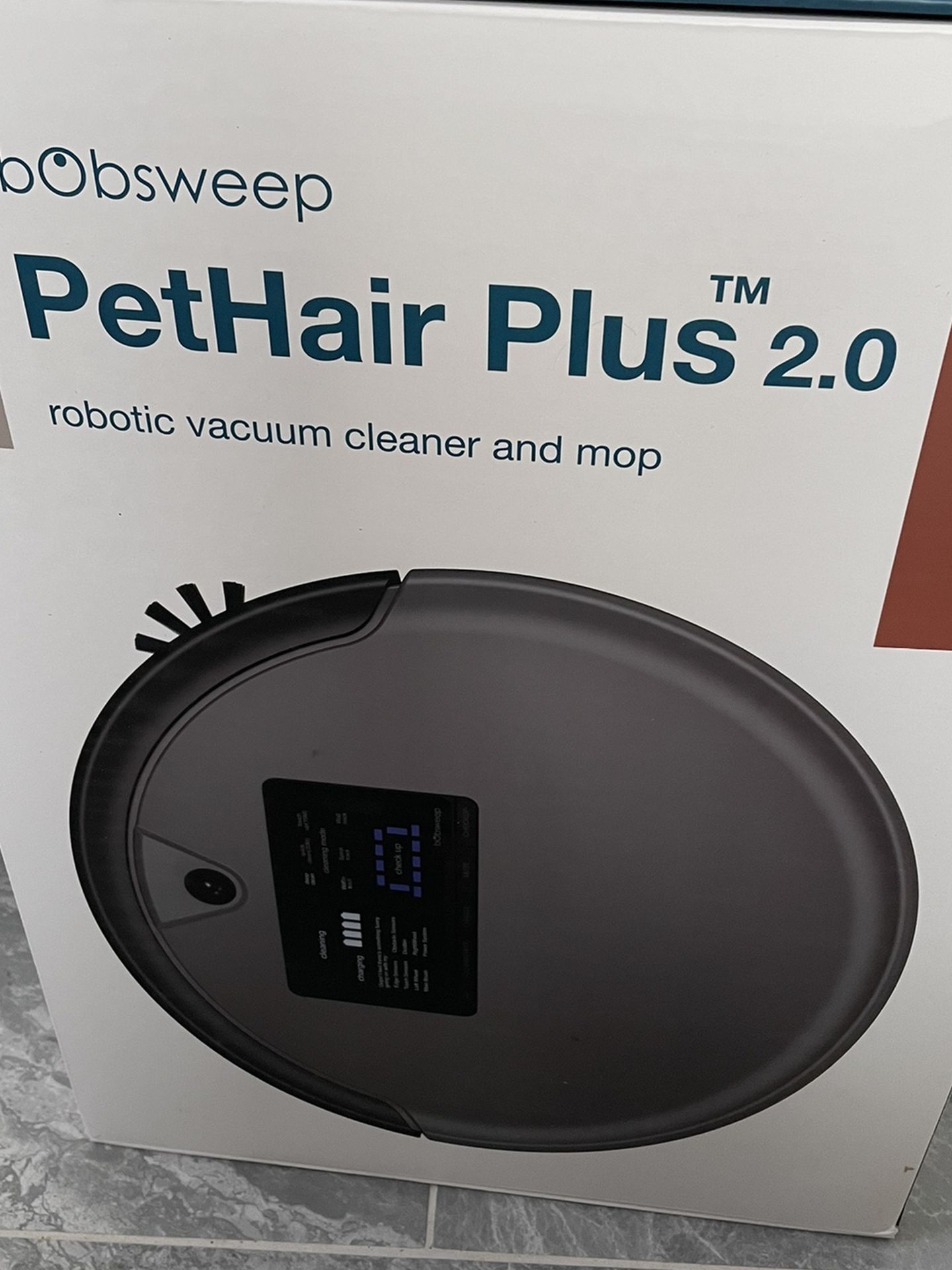 bObsweep Pethair Plus 2.0 Robotic Vacuum