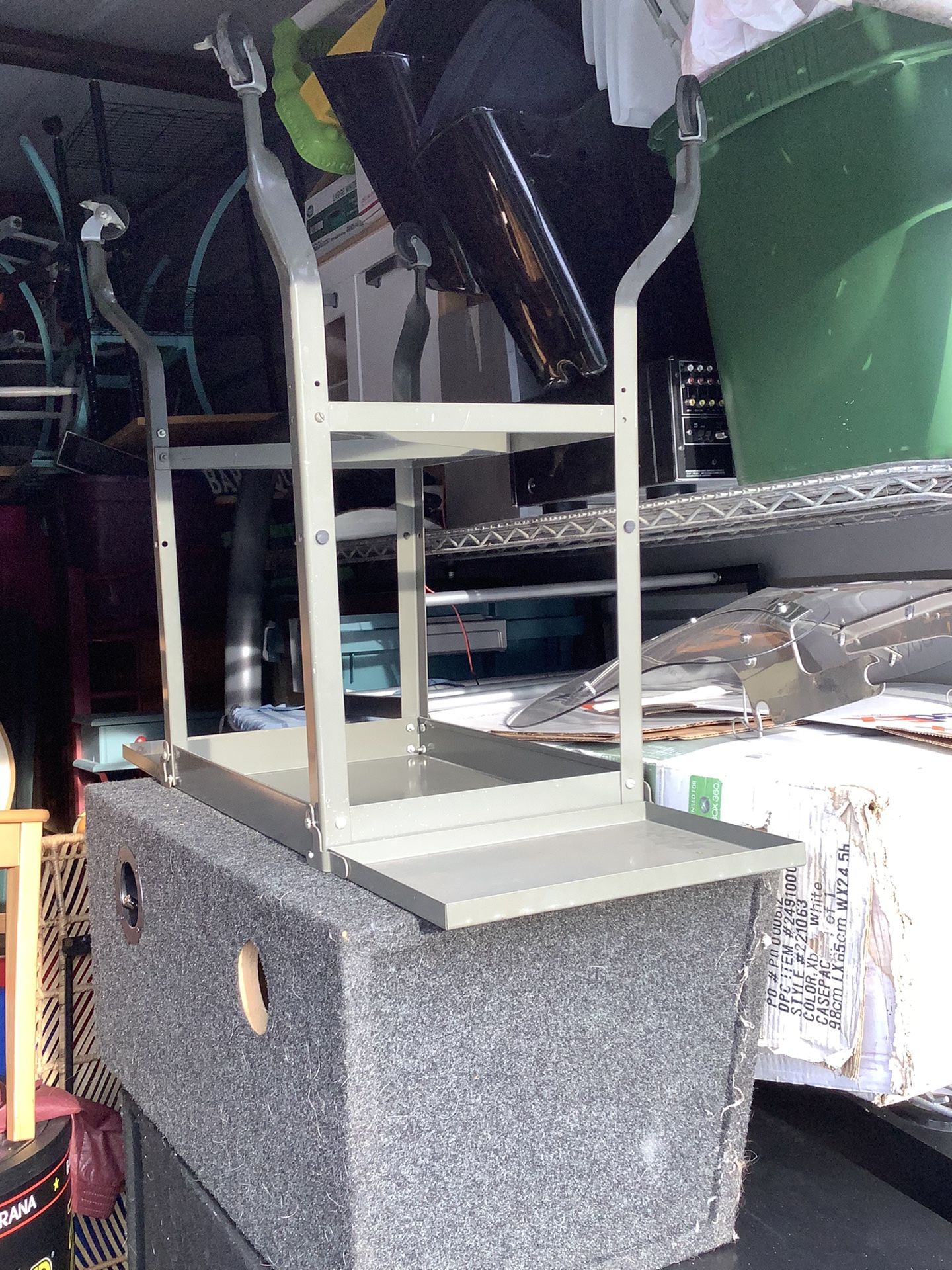 Metal Typewriter Cart