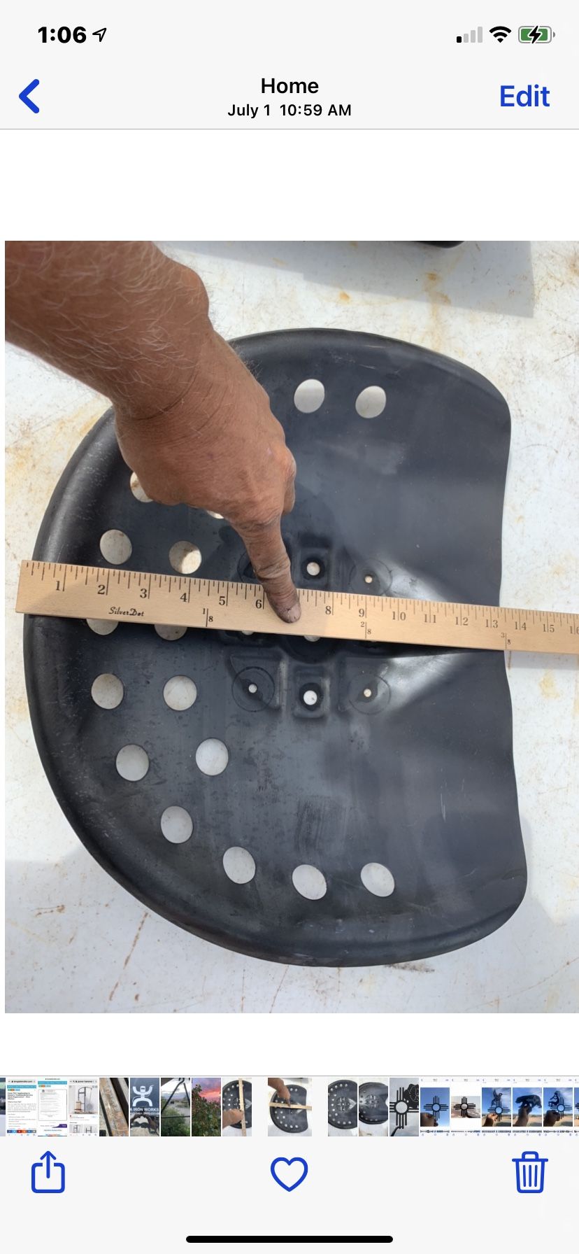 New Heavy Steel Tractor Seats $50 Each