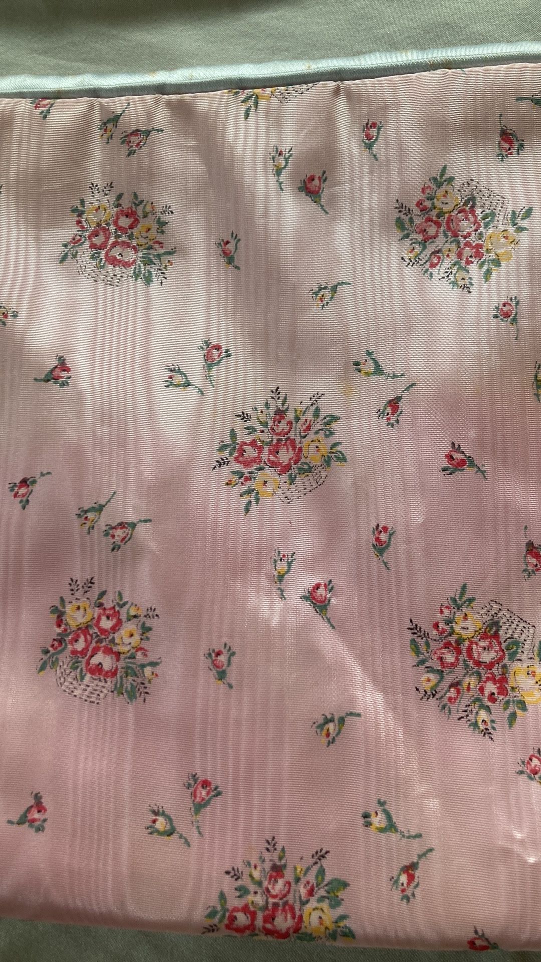 1940s Satin Garment Or Jewelry Bag