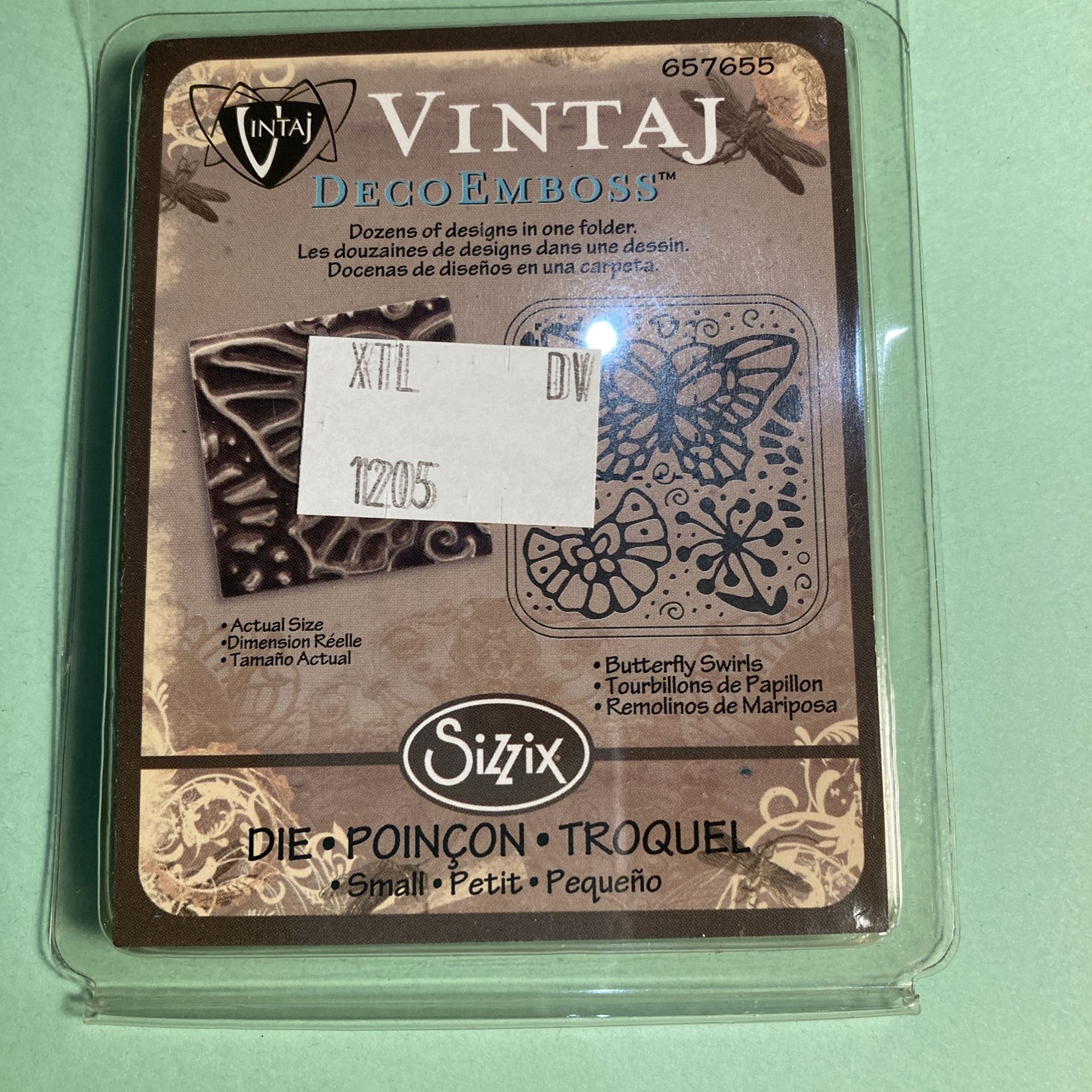 Vintaj Deco Embossing And Etching Plates To Go With SIZZIX And Other Paper Crafting Cutters . 3 Etch Plates And 5 Embossing Plates