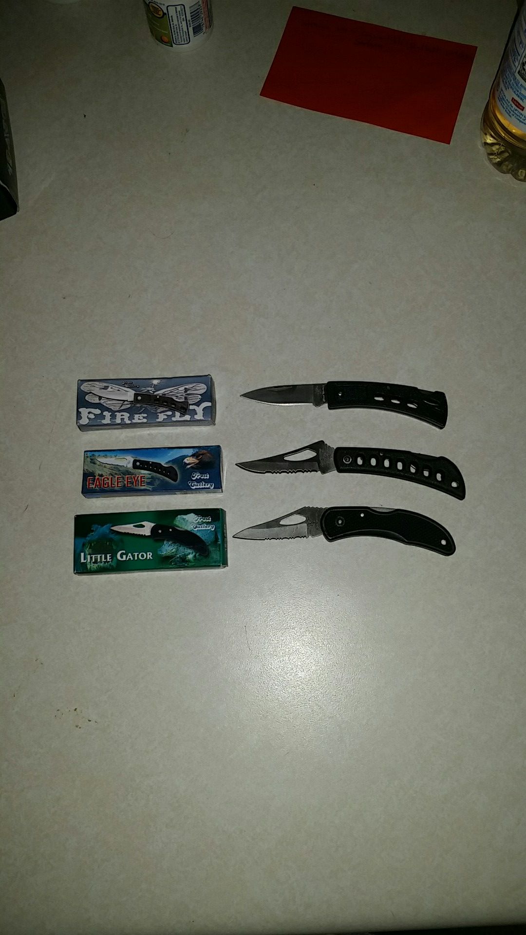 Firefly, eagle eye, little gator