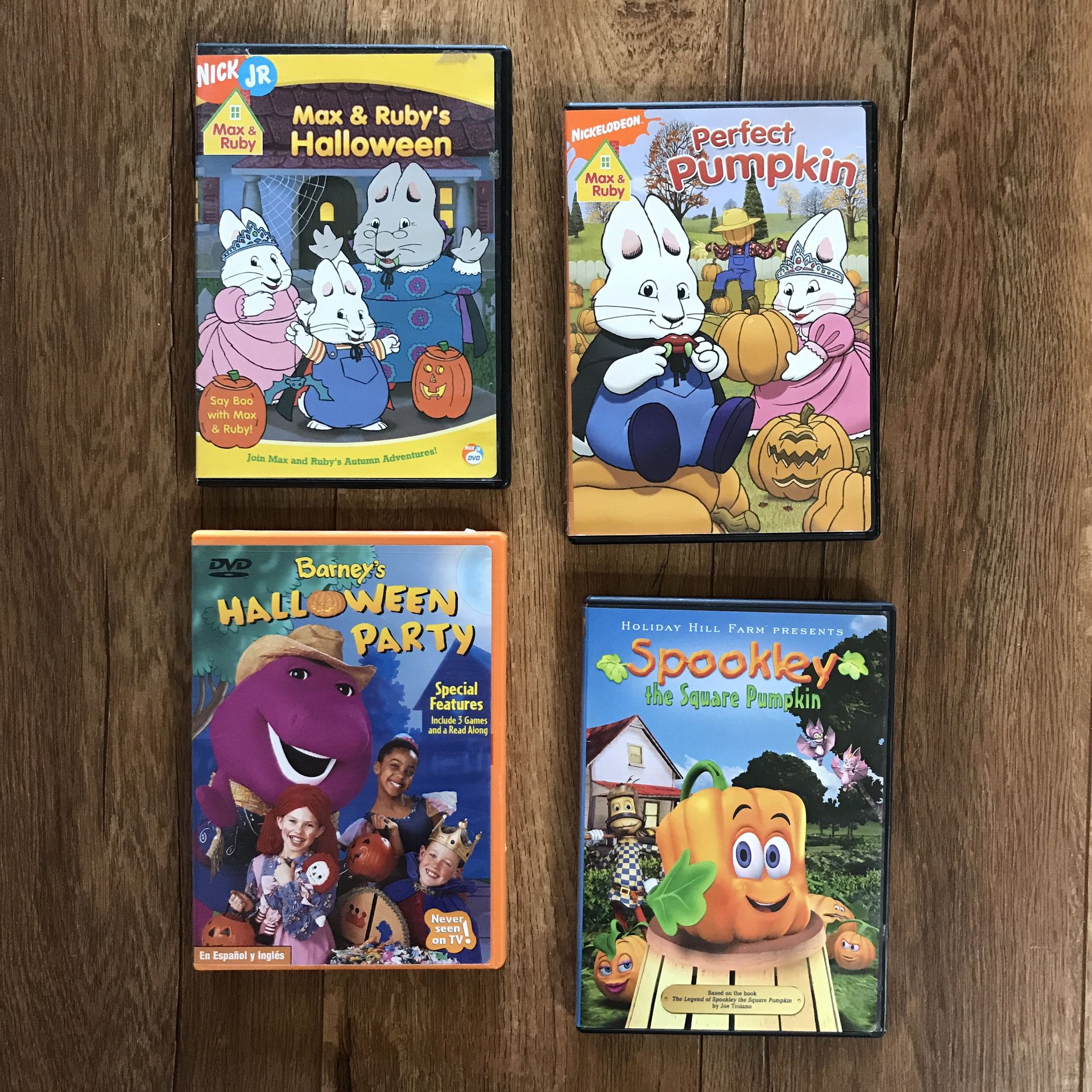 4 Kids Halloween DVDs