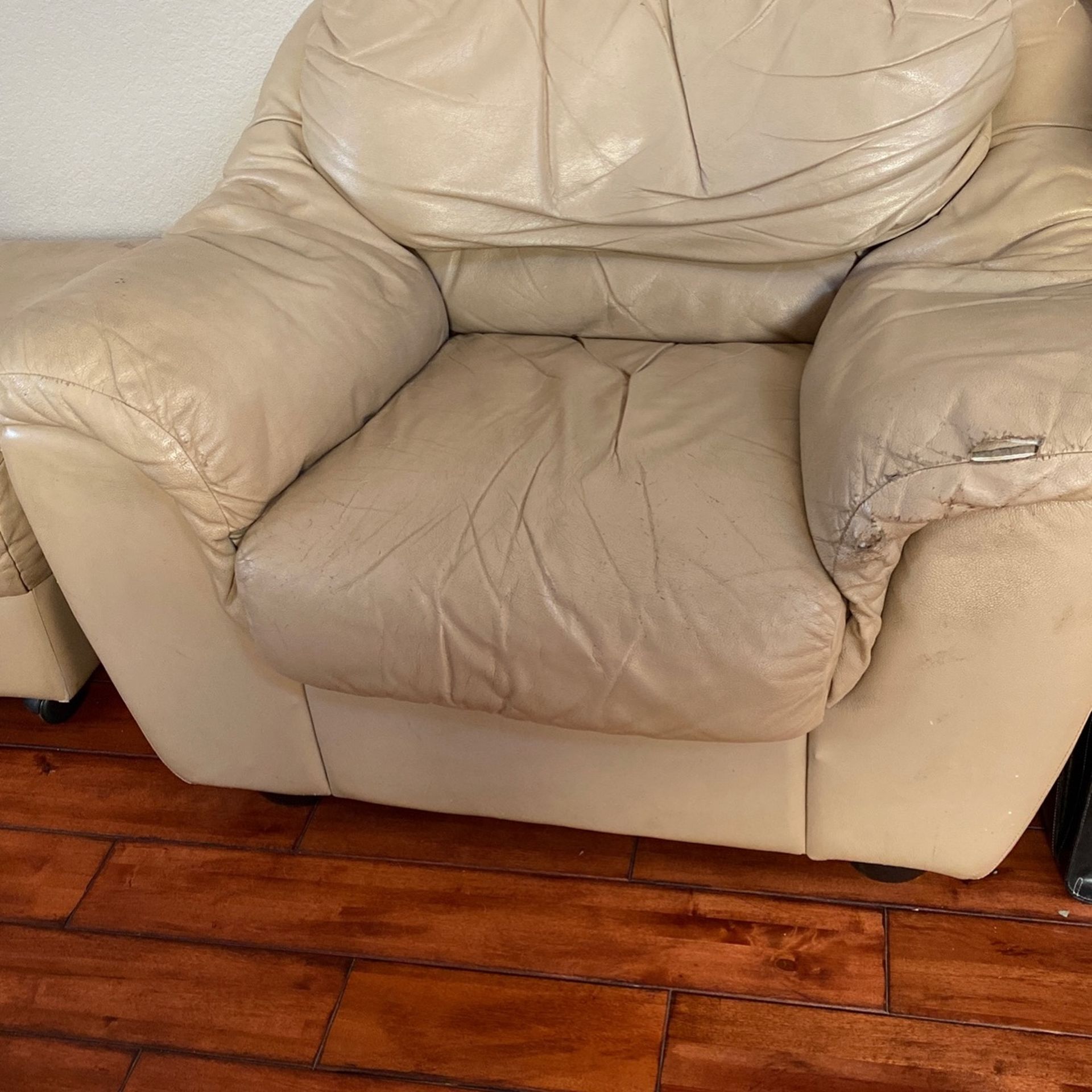 Oversized Chair & Ottoman