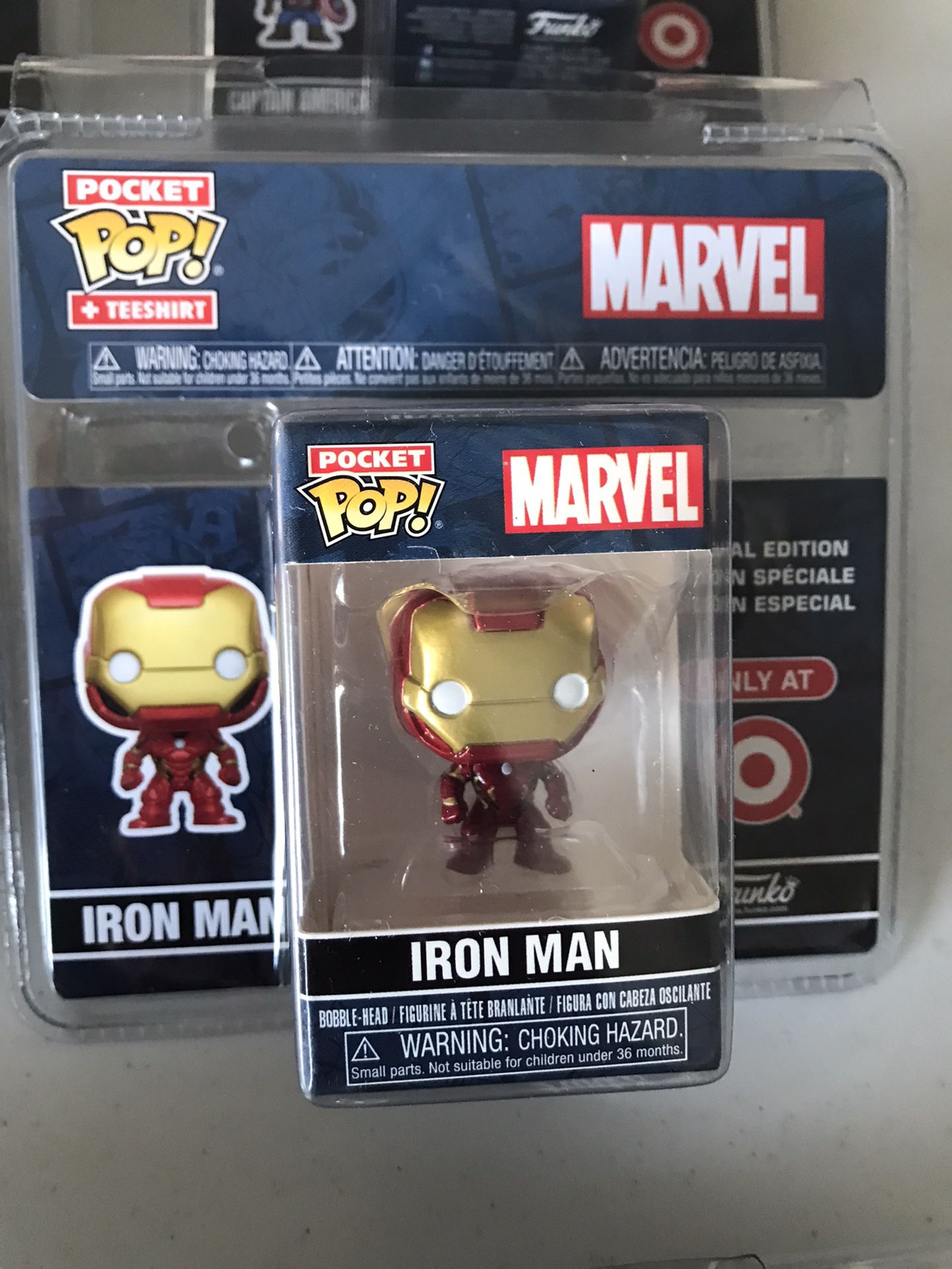 Marvel Super Hero Funko Pocket Pops ( Spider-man, Iron-Man, Hulk, Thor, Loki, Miles Morales, Captain America And Wolverine)
