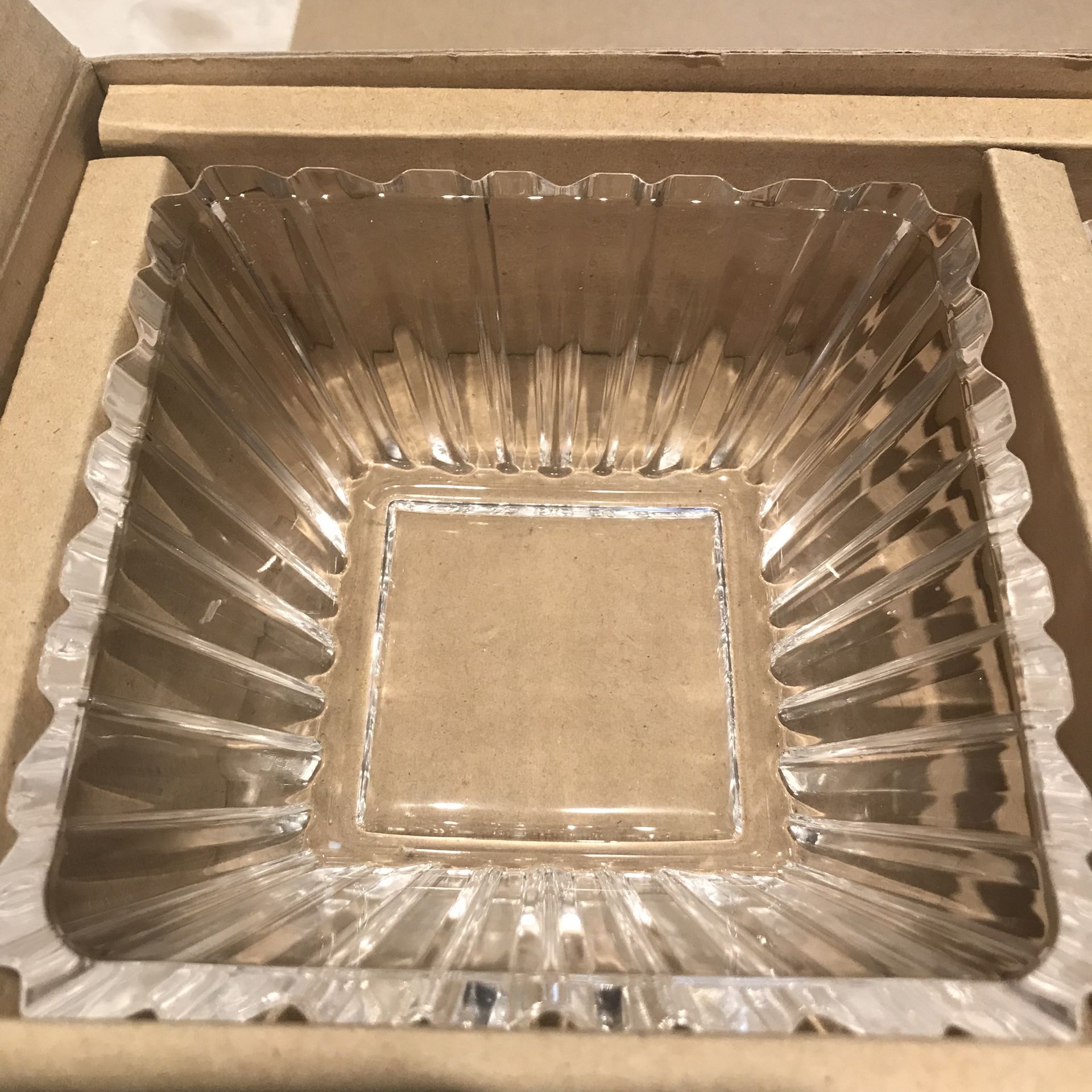 Crystal Clear 4 Section Server w/ Tray