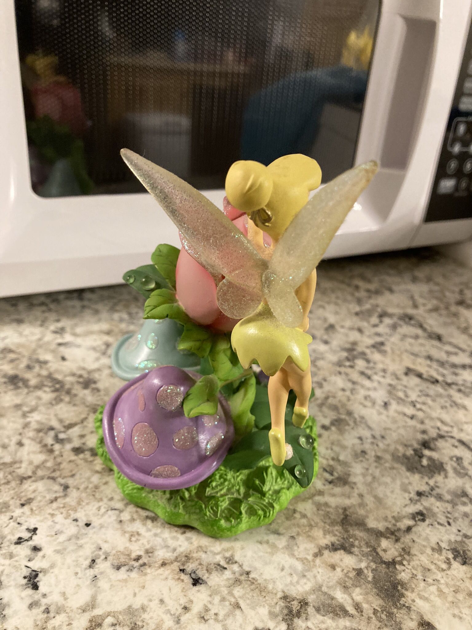 Disney Tinker Bell Rose Desk Clock