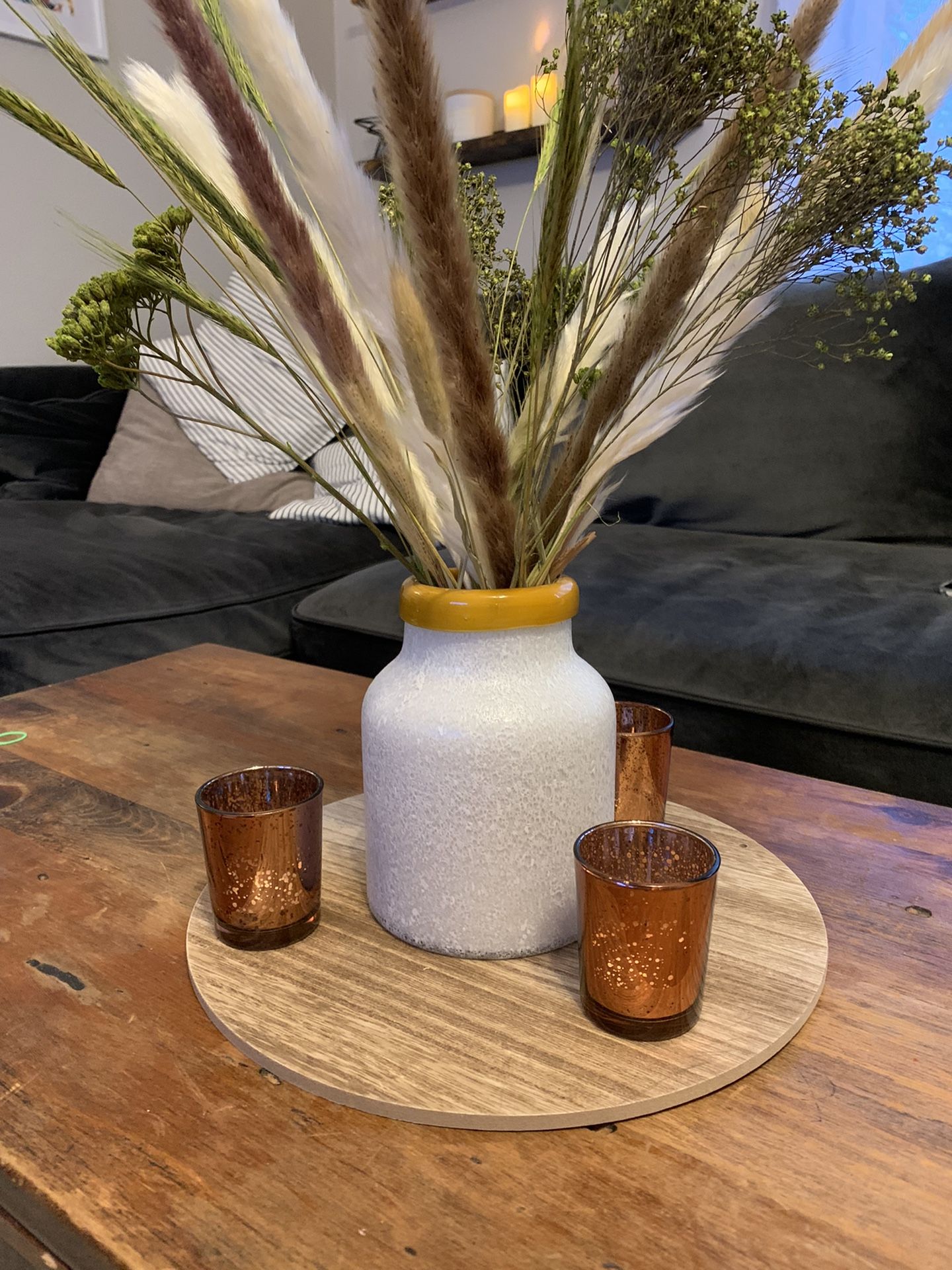 Candle Votives. Centerpieces Wedding Party