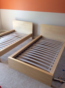 Pending Ikea Malm Twin Bed Frame With, Ikea Luroy Twin Bed Frame