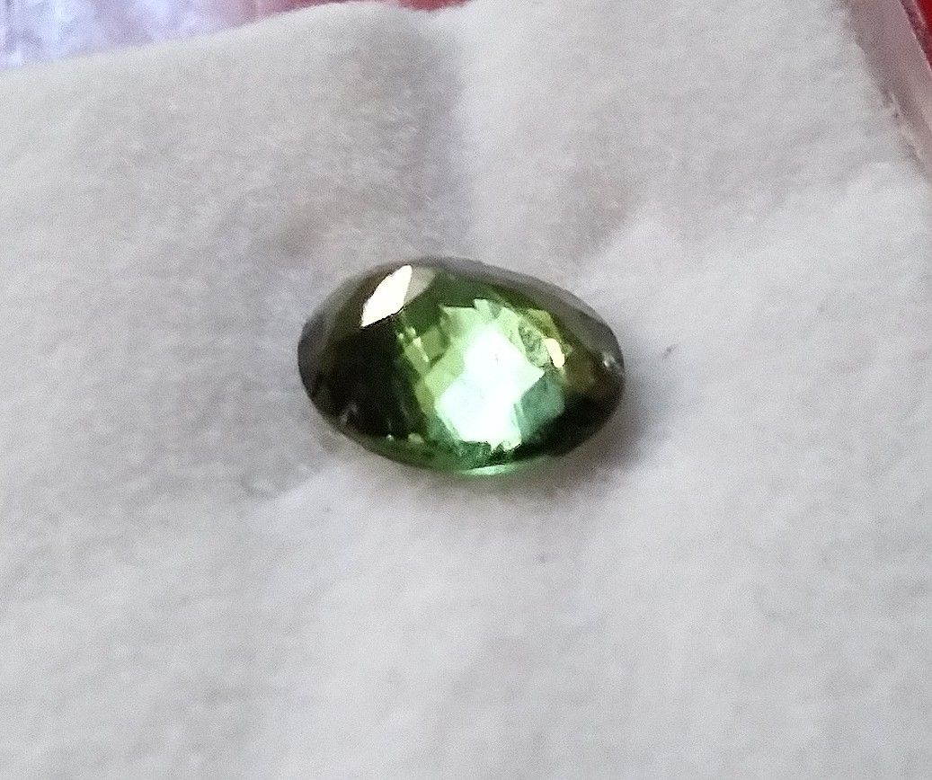 Value pack #2: natural green tourmaline, natural pink ruby and one vintage brooch