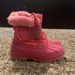 Girls Pink Thermolite Snow Boots From Target Toddler Size 9 Thumbnail
