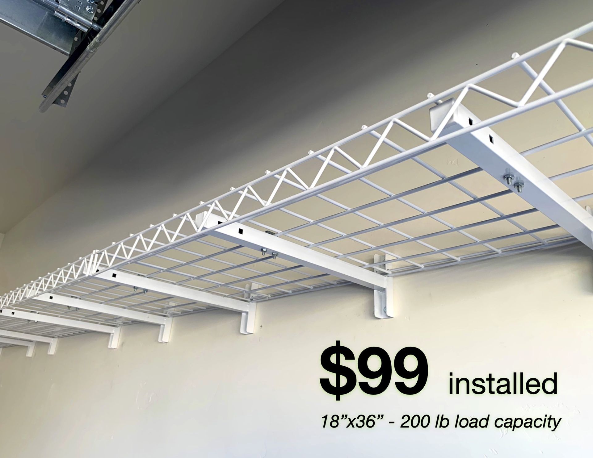 Garage Wall Mounted Metal Shelves