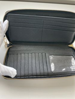 Black Wallet Wristlet Zipper Michael Kors Excellent Condition  Thumbnail