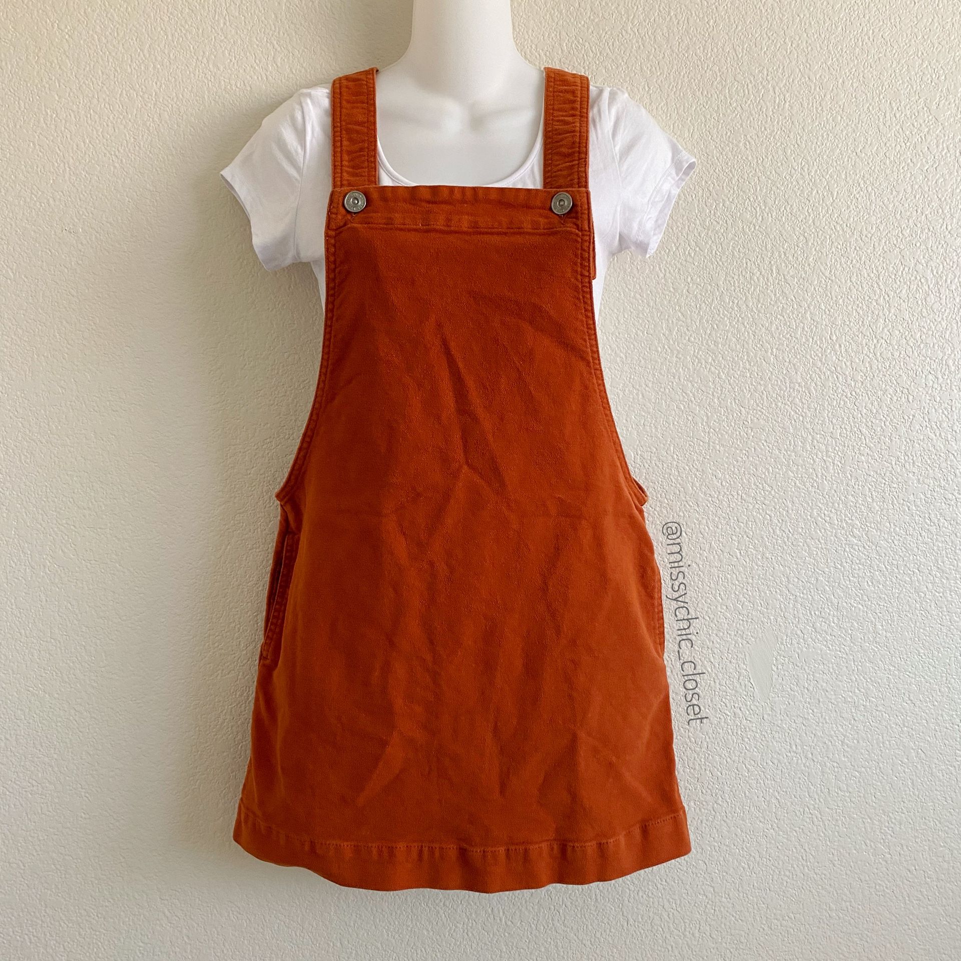 Urban Outfitters/BDG Uncut Corduroy Overall Dress