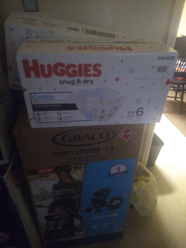 Huggies Size 6 Diapers 104 Count