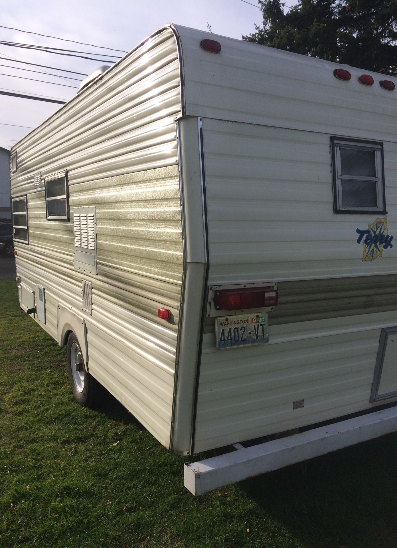 TERRY 19 ft. Trailer, Very Clean, his a awning, good tires$$2000.00 or OBO