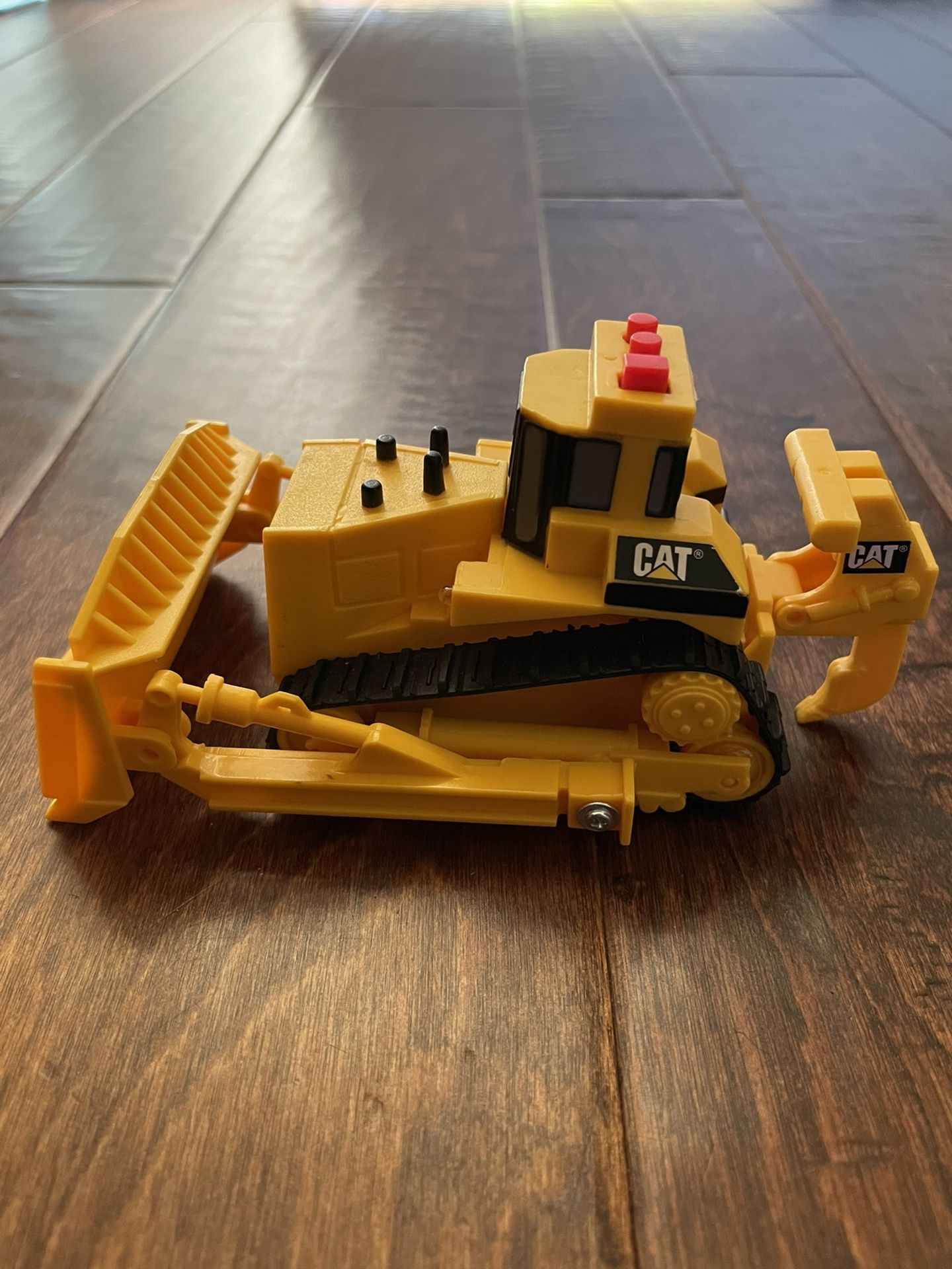 Fire truck & CAT Excavator