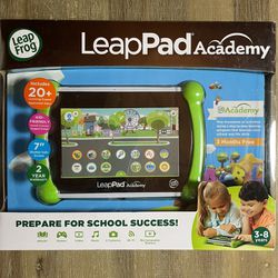 LeapFrog LeapPad Academy Kids’ Learning Tablet, Green (NEW/SEALED) Thumbnail
