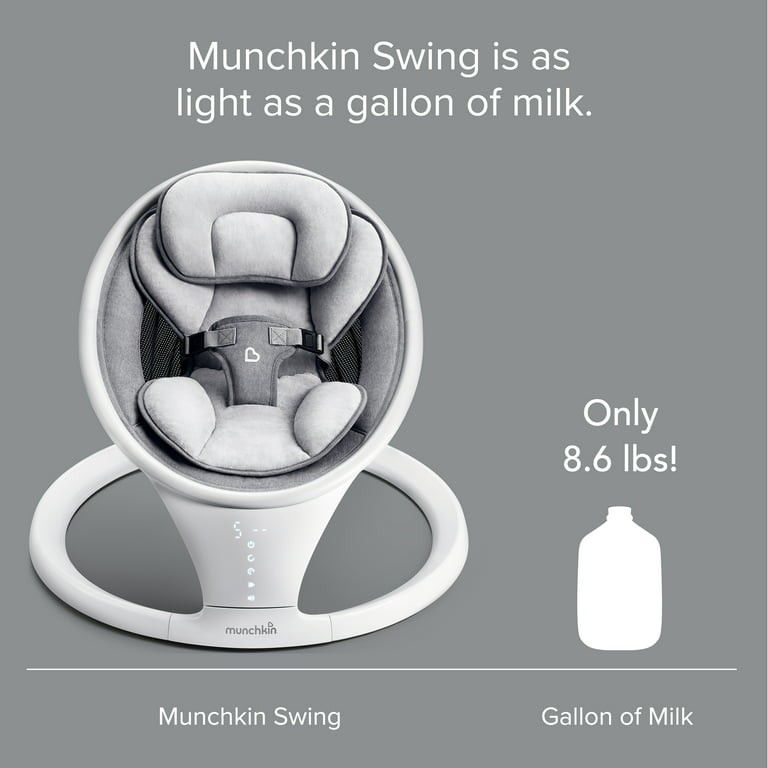 Munchkin Bluetooth-Enabled musical baby swing