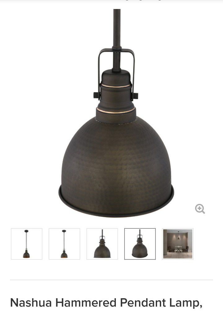 Nashua Hammered Pendant Lamp