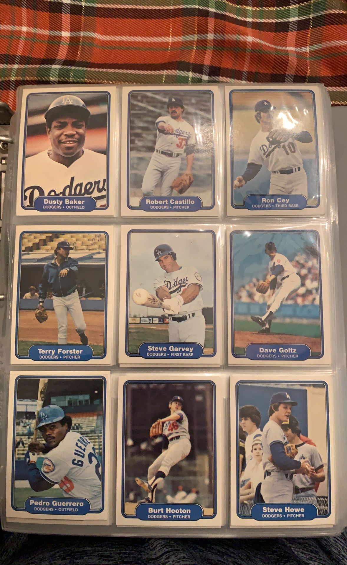 1982 Fleer Binder- Missing Only One Card #24