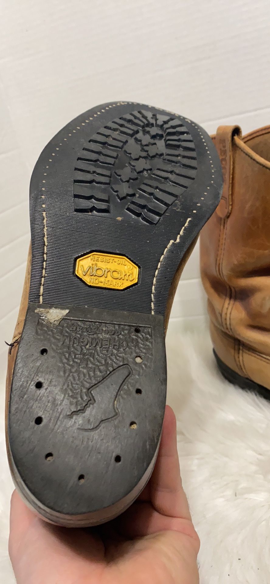 Red Wing Mens 10 3 E Pecos Leather Pull On Soft Toe USA Made Cowboy Boots 1098