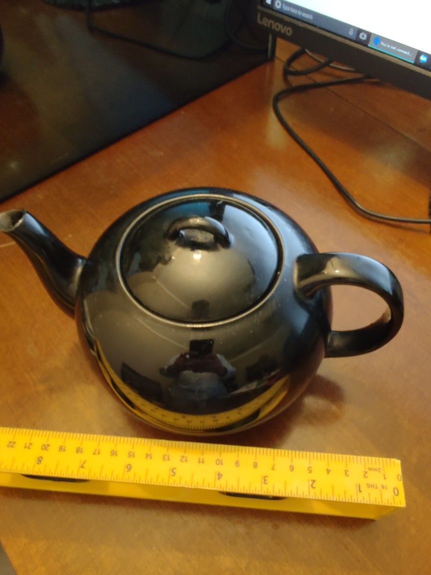 Copco Tea Pot Sam Lebowitz Design Vintage 1982 Ceramic Made in Korea
