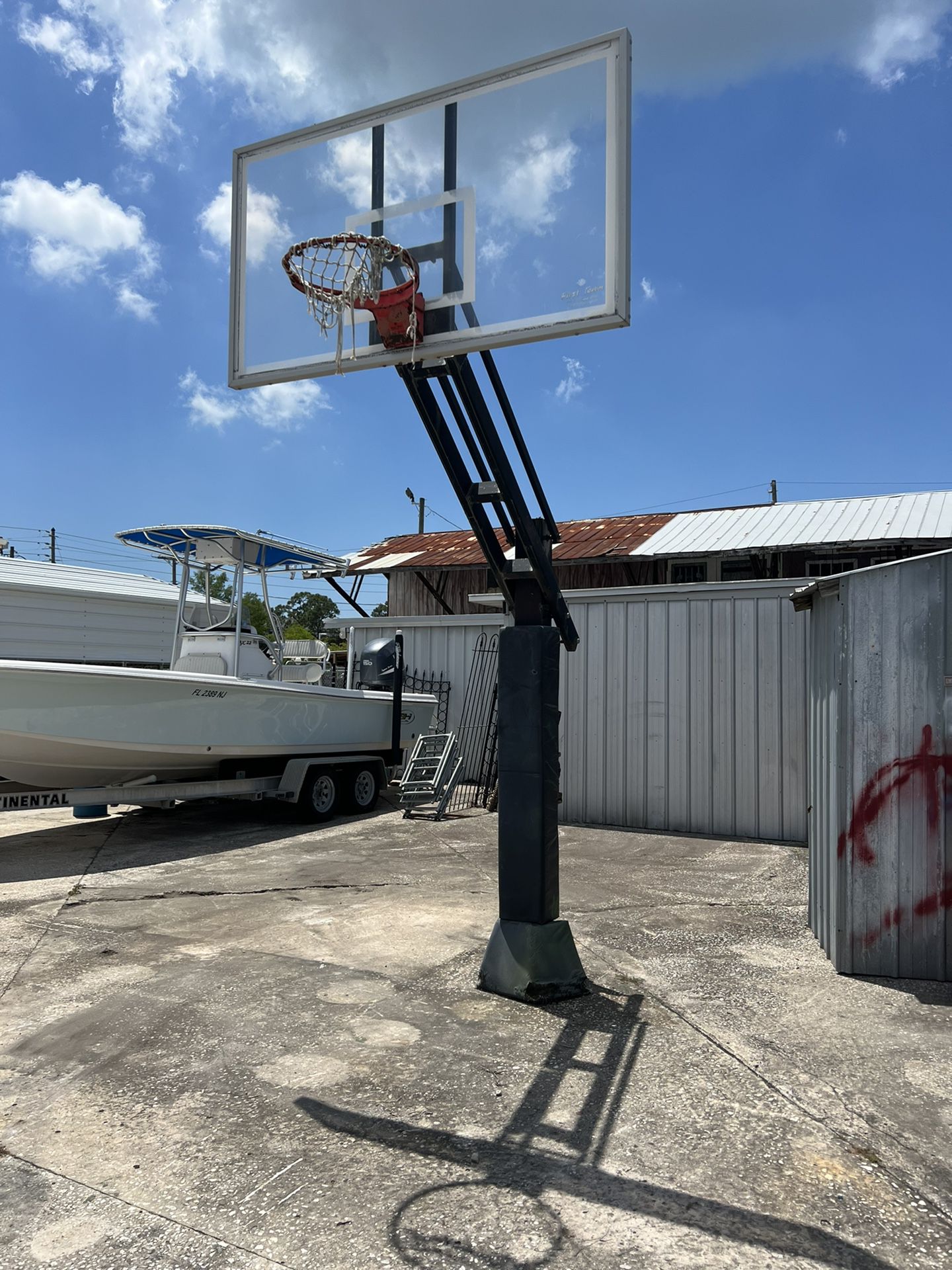 First Team Sports Adjustable Basketball Hoop