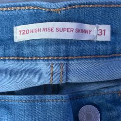 720 High Rise Super Skinny Levi Jeans Thumbnail