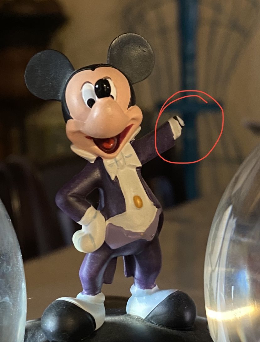 Mickey Mouse March Ears Musical Globe