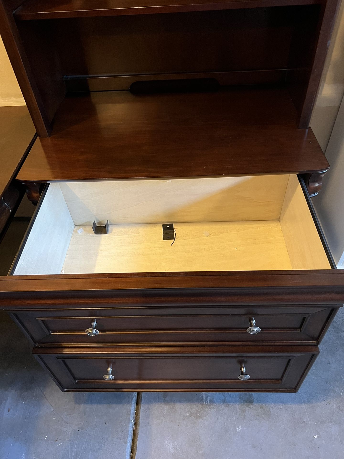 Solid Wood Mahogany Office Furniture Set