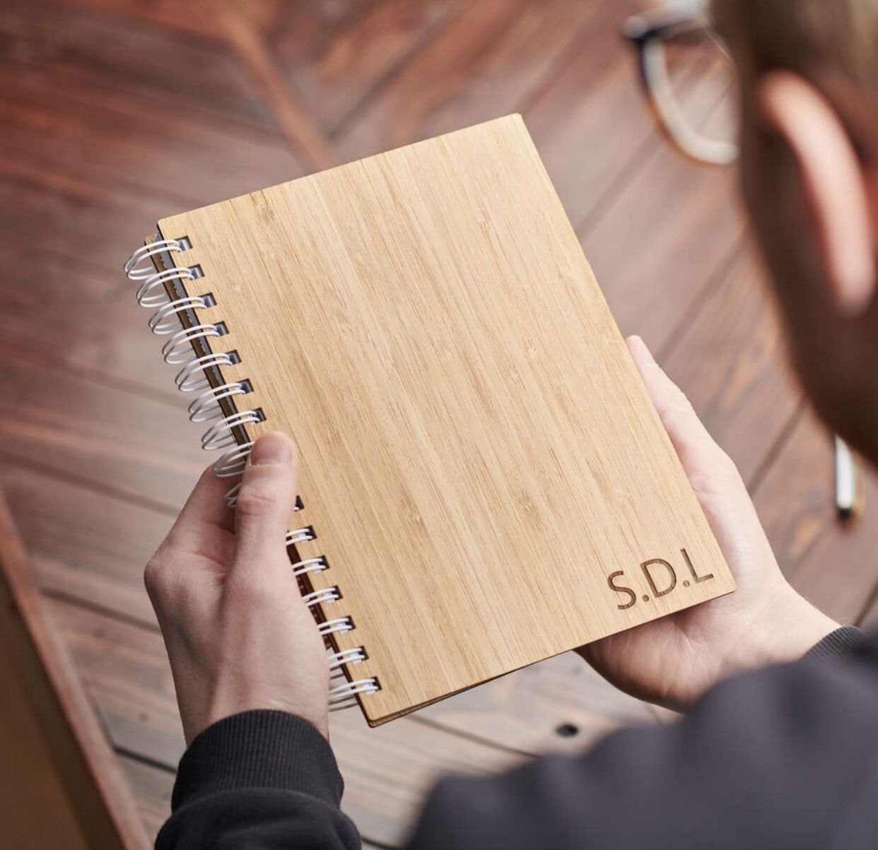 Real Authentic Bamboo Notebook