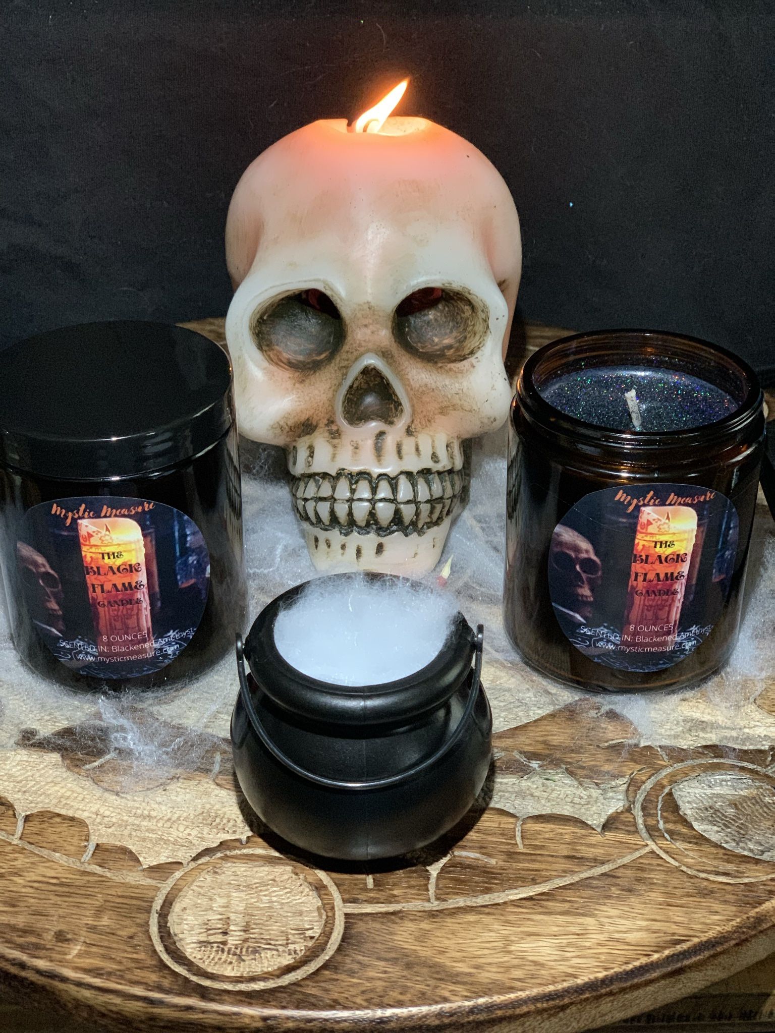 The Black Flame Candle