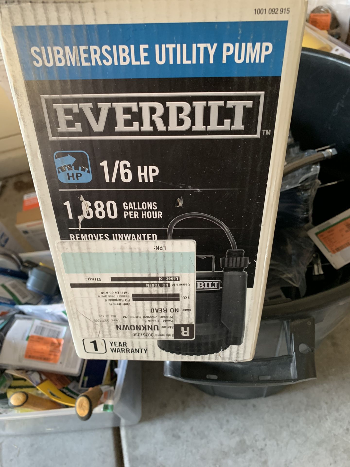 Everbilt Submersible Utility Pump