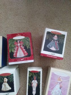 Barbie Hallmark ornaments Set of 6 Thumbnail