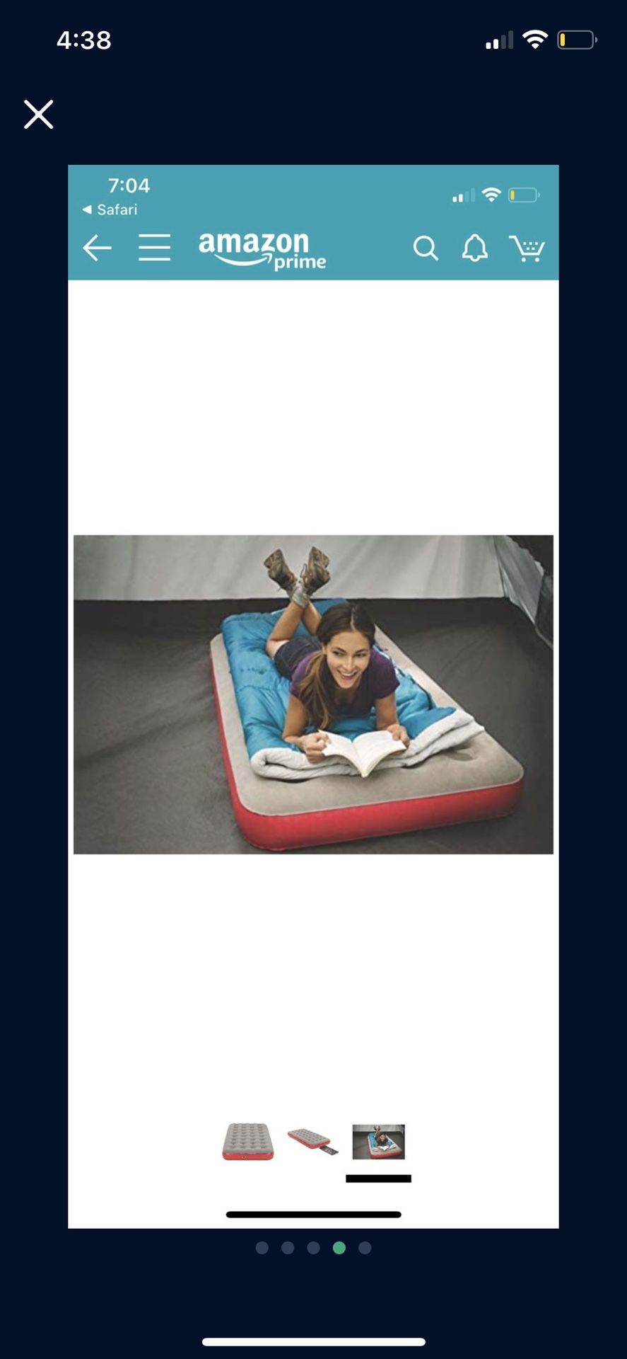 Brand New Coleman Twin Air Mattress/ Air Bed