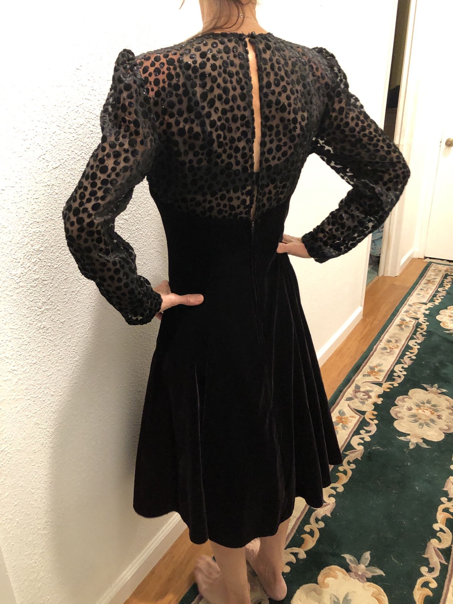 Velvet Black Dress