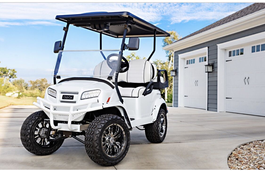2019 Club Car Onward Limited Edition Snowstorm Electric Golf Cart for