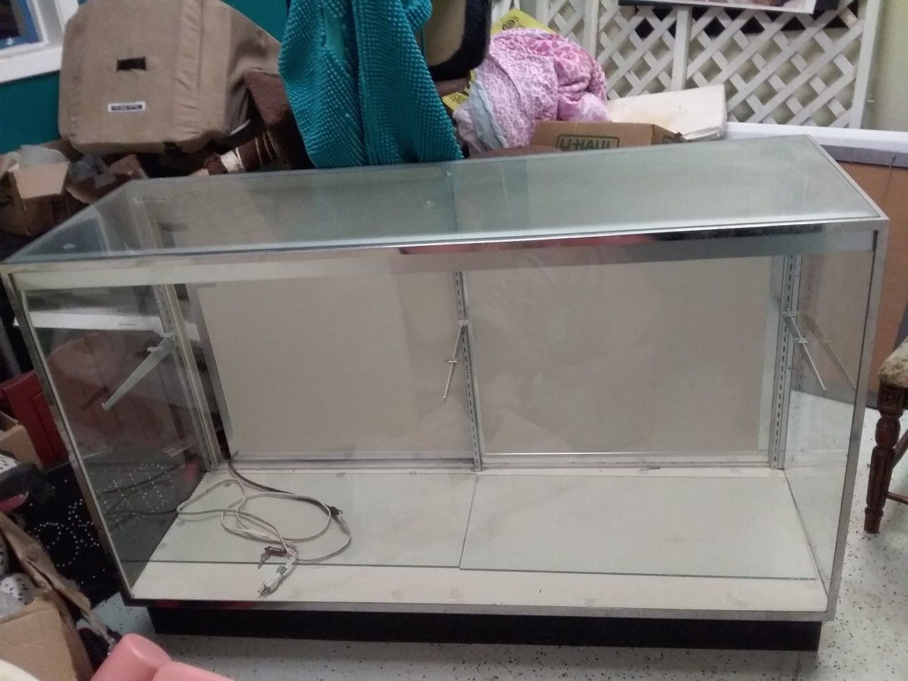 Glass case