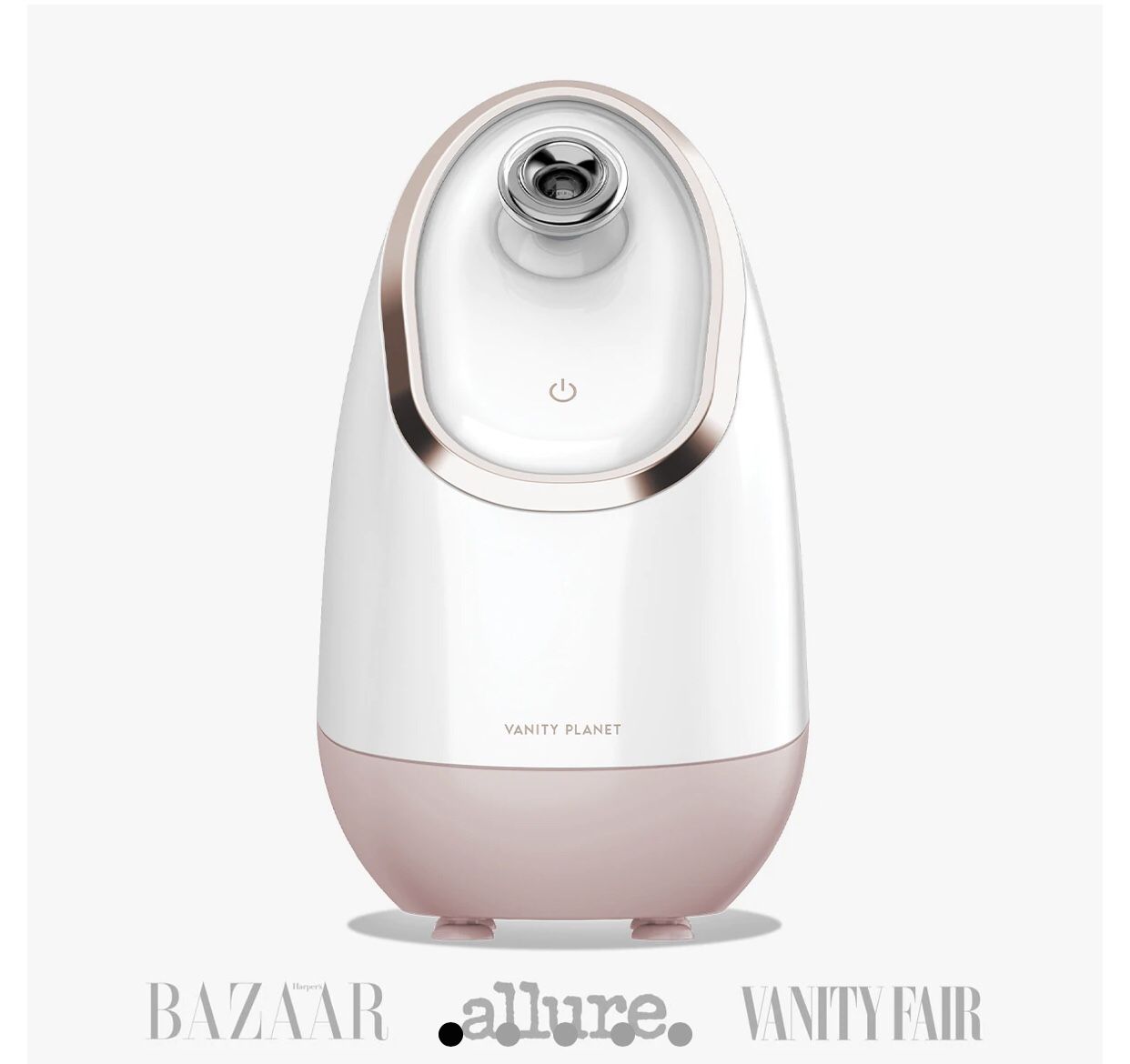 Vanity Planet Facial Steamer In Rose Gold! Only $50