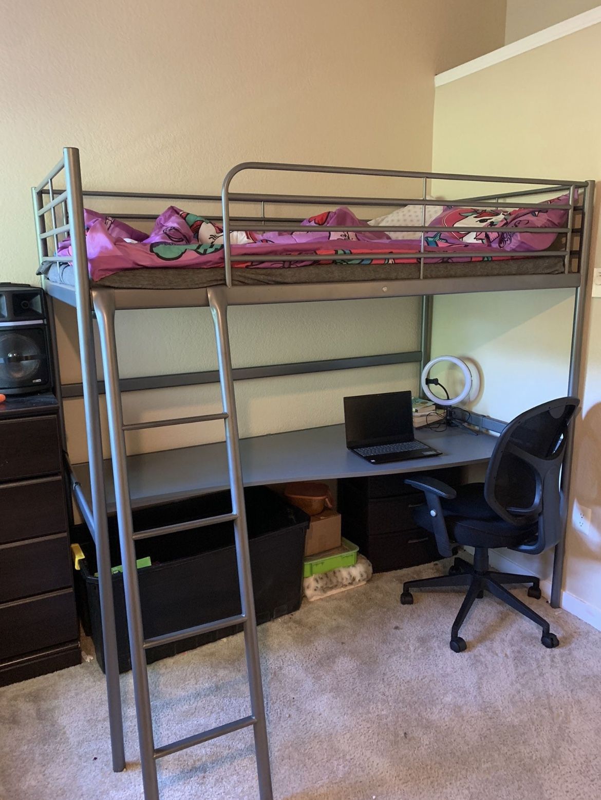 Bed With Desk- Litera Con Escritorio